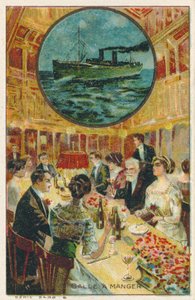 Trade Card with an Image of the Dining Room