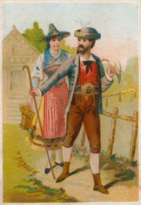 Traditional Costume by French School