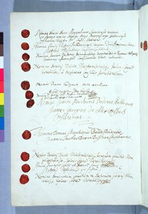 Treaty of Westphalia, signed at Munster 24th October 1648 by French School