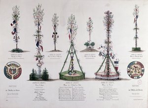 Trees of Liberty planted in Paris in 1848