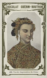 Empress Dowager Cixi of China by French School