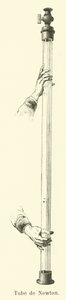 Tube of Isaac Newton by French School