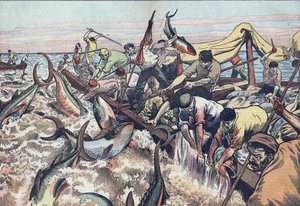 Tuna Fishing in Tunisia: 1925