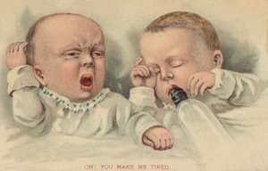 Two Babies by French School