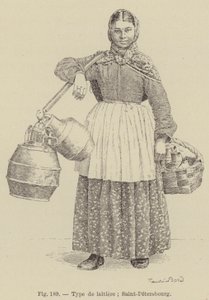 Type of Milkmaid; Saint Petersburg (engraving)
