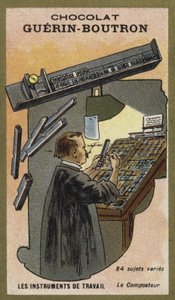 Typesetters Composing Stick by French School