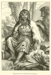 Typical Native of the Port des Francais (engraving) by French School