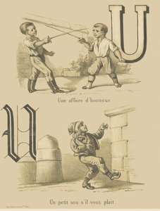A matter of honor / A little penny please by French School