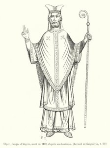 Ulger, Bishop of Angers, Died in 1149, After His Tomb by French School