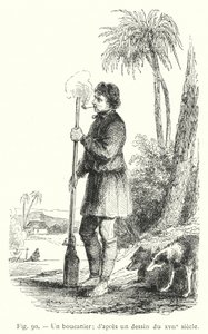A Buccaneer; After a Drawing from the 17th Century by French School