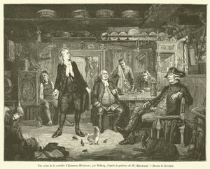A Scene from the Comedy Erasmus Montanus by French School