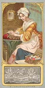 Valenciennes lace by French School