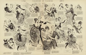 Waltzers and Waltzing Couples by French School