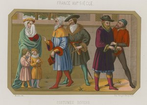 Various Fashions of 16th-Century France by French School