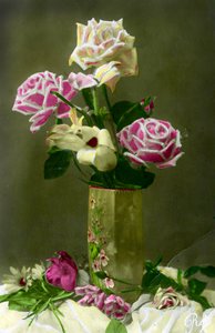 Vase of Roses by French School