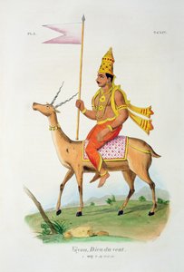 Vayu, Engraved by C. de Motte (1785-1836) by French School
