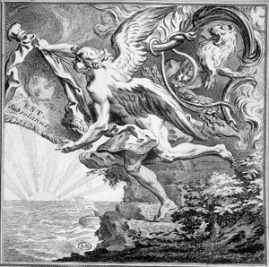 East Wind - engraving