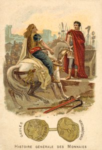 Vercingetorix Submitting to Julius Caesar, 52 BC by French School