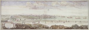 View from the side of the Infirmary, Marseille by French School