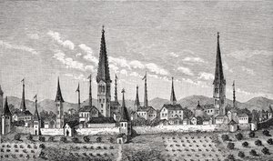 View of Dortmund, after a Copper Engraving in 