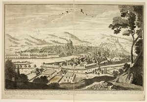 View of Florence by French School