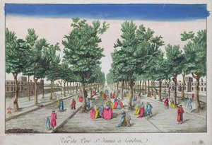 View of St. James Park, London