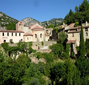 View of the Abbey Church, 11th-12th century