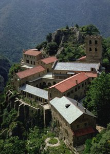 View of the Abbey of St. Martin du Canigou