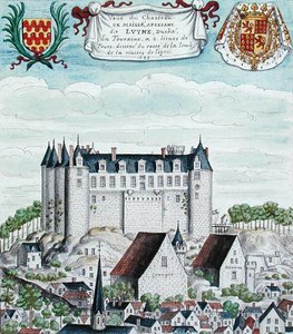 View of the Chateau de Maille in the Tourraine