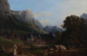 View of the Grande Chartreuse convent