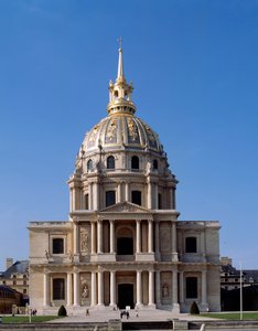 View of the Hotel des Invalides by French School