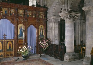 View of the Choir by French School