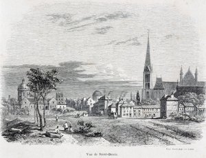 View of the City of Saint Denis, Early 19th Century by French School