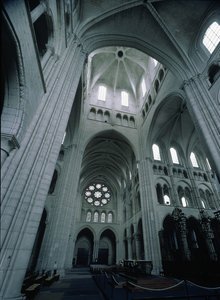 View of the crossing tower towards the south-west, completed c.1230 by French School