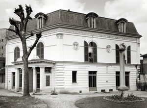View of the Facade of the Bibliotheque Marmottan from the Garden, Built 1880-1921 by French School