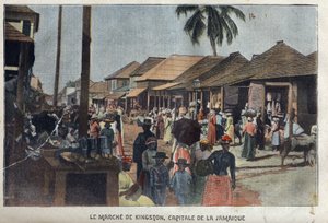 View of Kingston, Capital of Jamaica, from La-Croix-Illustree, February 3