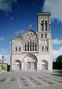 View of the west facade by French School