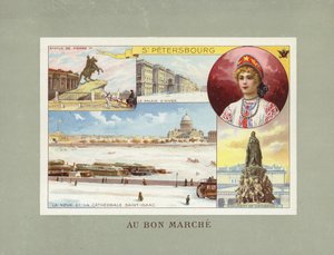 Views of St Petersburg by French School