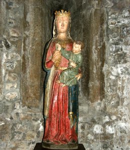 Virgin and Child Holding Grapes, Early 15th Century