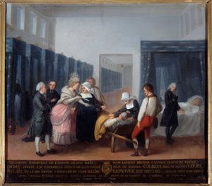 Visit of Monsieur and Madame Necker to the Hospice of Charity