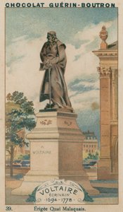 Voltaire, Writer, 1694-1778, Erected in Quai Malaquais by French School