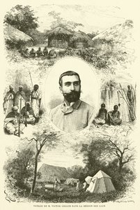 Journey of Mr. Victor Giraud in the Lake Region (engraving) by French School
