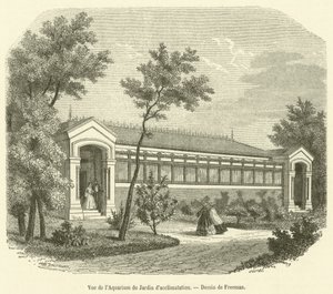 View of the Aquarium at the Jardin d