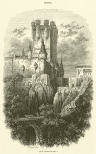View of the Alcazar of Segovia