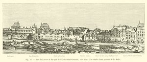 View of the Louvre and the quai de l