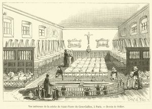 Interior View of the Crèche of Saint-Pierre du Gros-Caillou, Paris by French School