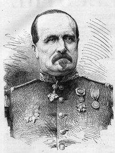 War of 1870: portrait of Jules Marie Ladreit de La Charriere, French soldier by French School
