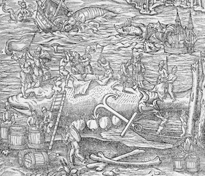 Whale Fishing, Illustration from 