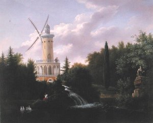 Windmill at the Folie-Beaujon in Paris by French School