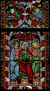 Window N-chapA depicting Pentecost by French School